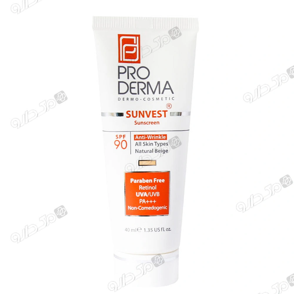 ضد آفتاب و ضد چروک بی رنگ SPF90 پرودرما